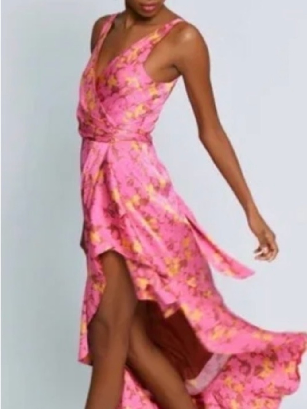 NEW HUTCH tansy dress in hot pink floral